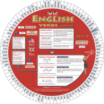 Picture of ENGLISH VERBS WHEEL