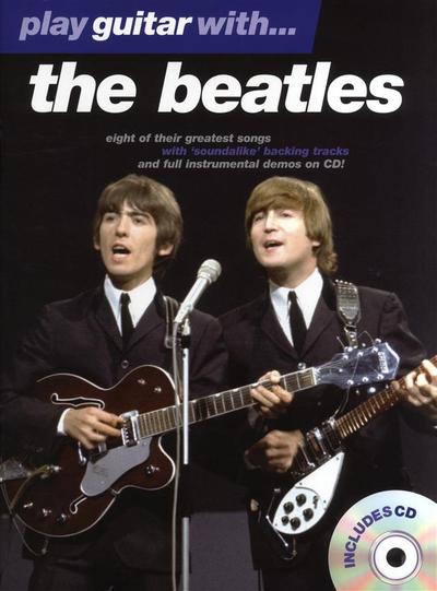Picture of PLAY GUITAR WITH... THE BEATLES -  GUITAR [TAB], WITH CHORD SYMBOLS - RECUEIL + CD