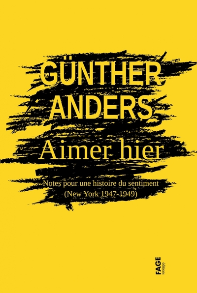 Image de Aimer hier. Notes pour une histoire du sentiment