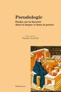 Image de Pseudologie - études sur la fausseté dans la langue et dans la pensée