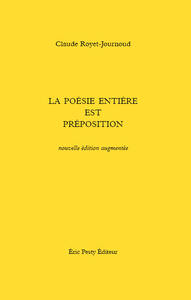 Picture of La poésie entière est préposition
