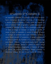 Image de & Leçons & Coutures II