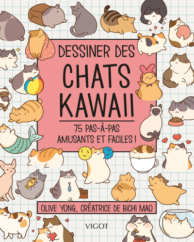 Picture of Dessiner des chats kawaï
