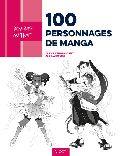Picture of Dessiner au trait 100 personnages de manga