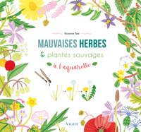 Picture of Mauvaises herbes et plantes sauvages à l'aquarelle