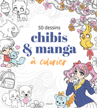 Picture of 50 dessins chibis & manga à colorier