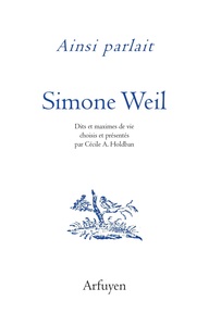 Image de Ainsi parlait Simone Weil