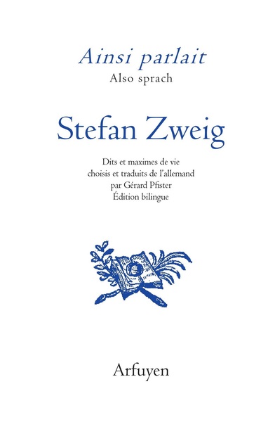 Picture of Ainsi parlait Stefan Zweig