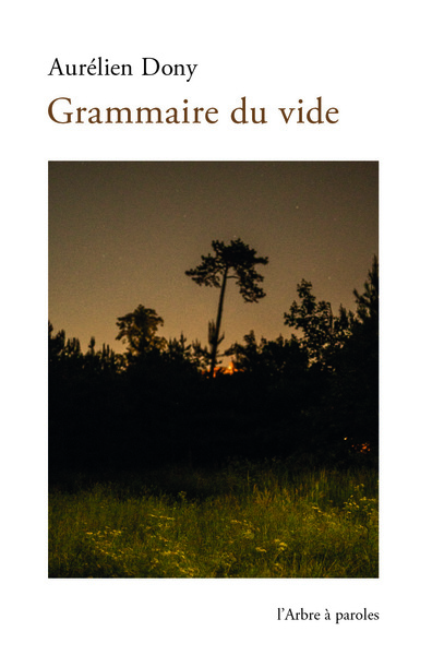 Picture of Grammaire du vide