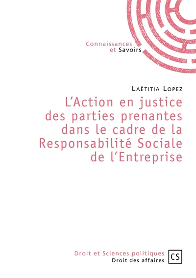 Image de L'Action en justice des parties prenantes dans le cadre de la responsabilité sociale de l'entrepris