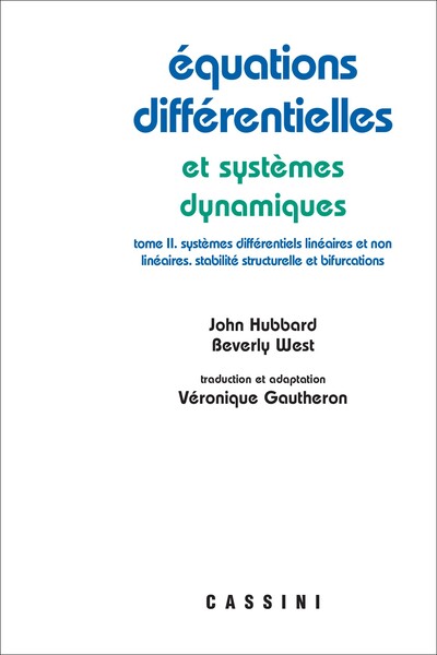 Picture of Equations différentielles et systèmes dynamique, Vol2