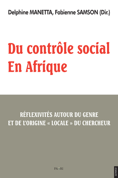 Image de Du contrôle social en Afrique.