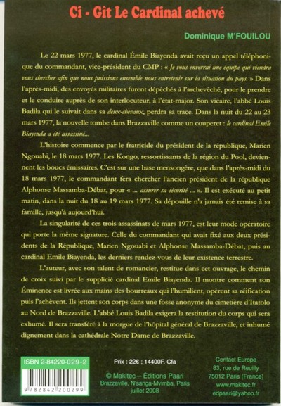Image de Ci-Gît Le Cardinal achevé