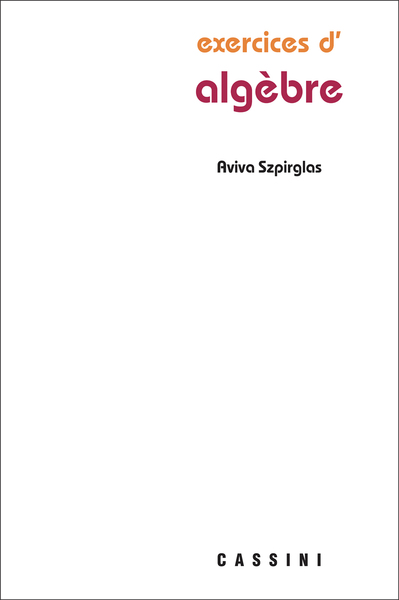 Picture of Exercices d'algèbre