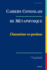 Picture of Cahiers Congolais de Métaphysique n° 4. L'humanisme en questions