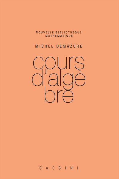 Image de Cours d'algèbre, 2e ed.