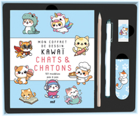Picture of Mon coffret de dessin kawaï - Chats et chatons