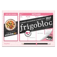 Image de Mini Frigobloc Hebdomadaire Cuisine AZ 2027  - Calendrier compact / sem (de sept. 2026 à déc. 2027)