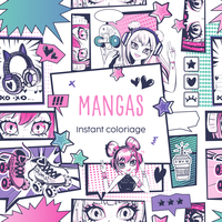 Picture of Instant coloriage - Mangas