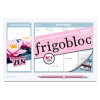Image de Mini Frigobloc Hebdomadaire Zen 2027  - Calendrier compact / sem (de sept. 2026 à déc. 2027)