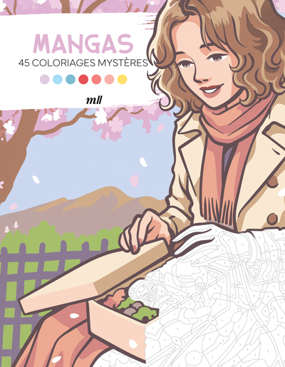 Picture of Mangas - 45 coloriages mystères