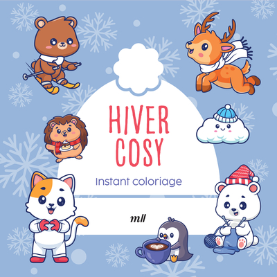 Image de Instant coloriage - Hiver cosy