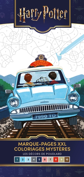 Image de Harry Potter - Marque-pages XXL - Coloriages mystères