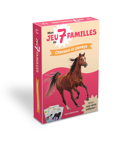 Picture of Mon jeu des 7 familles - Chevaux et poneys