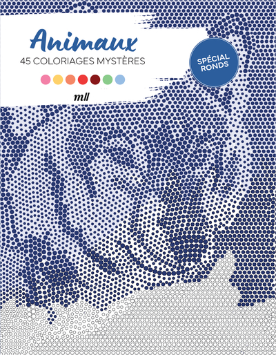 Picture of Animaux, spécial ronds - 45 coloriages mystères