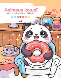 Picture of Animaux kawaï - 45 coloriages mystères