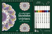 Picture of Coffret Coloriages - Mandalas végétaux