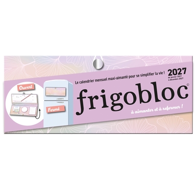 Image de Frigobloc Hebdomadaire à aimanter et à refermer  2027 (de janv. à dec. 2027) - 12 mois