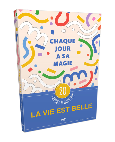 Image de La vie est belle - 20 cartes à colorier