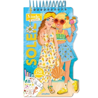 Picture of Carnet créatif Mode Academy Soleil (avec un bracelet)