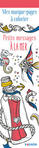 Picture of Mes marque-pages à colorier : Petits messages à la mer