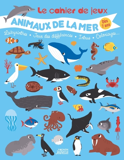 Image de Le cahier de jeux animaux de la mer