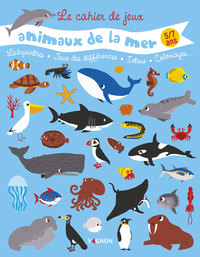 Image de Cahier de jeux des animaux de la mer