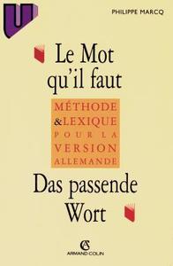 Picture of Le mot qu'il faut / Das passende Wort