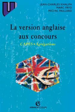 Picture of La version anglaise aux concours