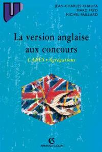 Picture of La version anglaise aux concours