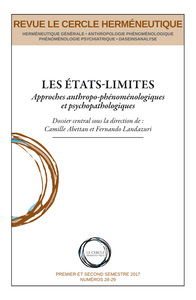 Picture of LES ETATS-LIMITES APPROCHES ANTHROPO-PHENOMENOLOGIQUES ET PSYCHOPATHOLOGIQUES