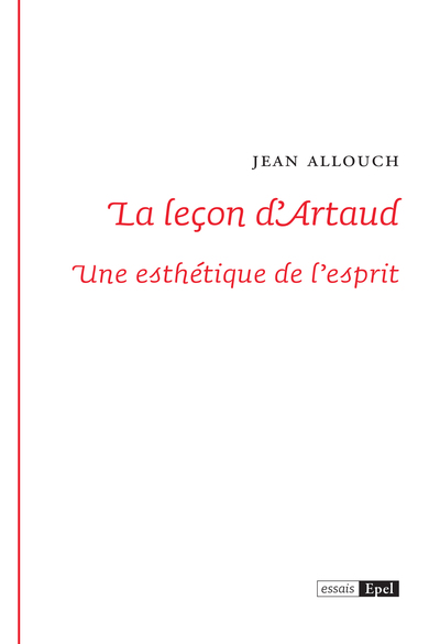 Picture of La leçon d'Arthaud. Une esthétique de l'esprit