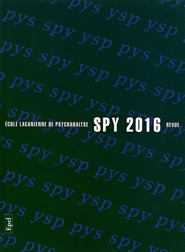 Image de PSY 2016 - REVUE ECOLE LACANIENNE