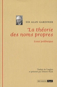 Image de LA THEORIE DU NOM PROPRE - ESSAI POLEMIQUE