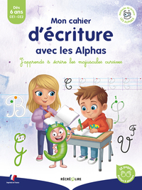 Picture of Mon cahier d 'écriture avec les Alphas - J'apprends à écrire les lettres majuscules cursives