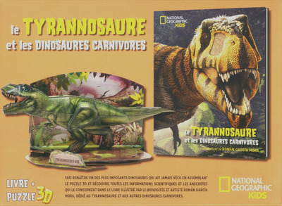 Image de Le Tyrannosaure et les dinosaures carnivores - Livre + puzzle 3D