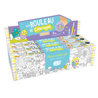 Image de Plv pleine - mon rouleau de coloriages adhésif - pâques (6 ex - 1 titre x 6 ex)