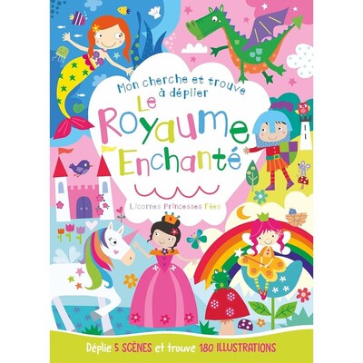 Picture of Mon cherche et trouve à déplier - Le Royaume enchanté