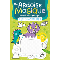 Picture of Mon ardoise magique pour dessiner pas à pas - Dinosaures - 60 dessins faciles