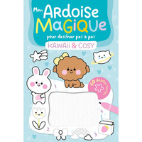 Picture of Mon ardoise magique pour dessiner pas à pas - kawaii & cosy - 60 dessins faciles